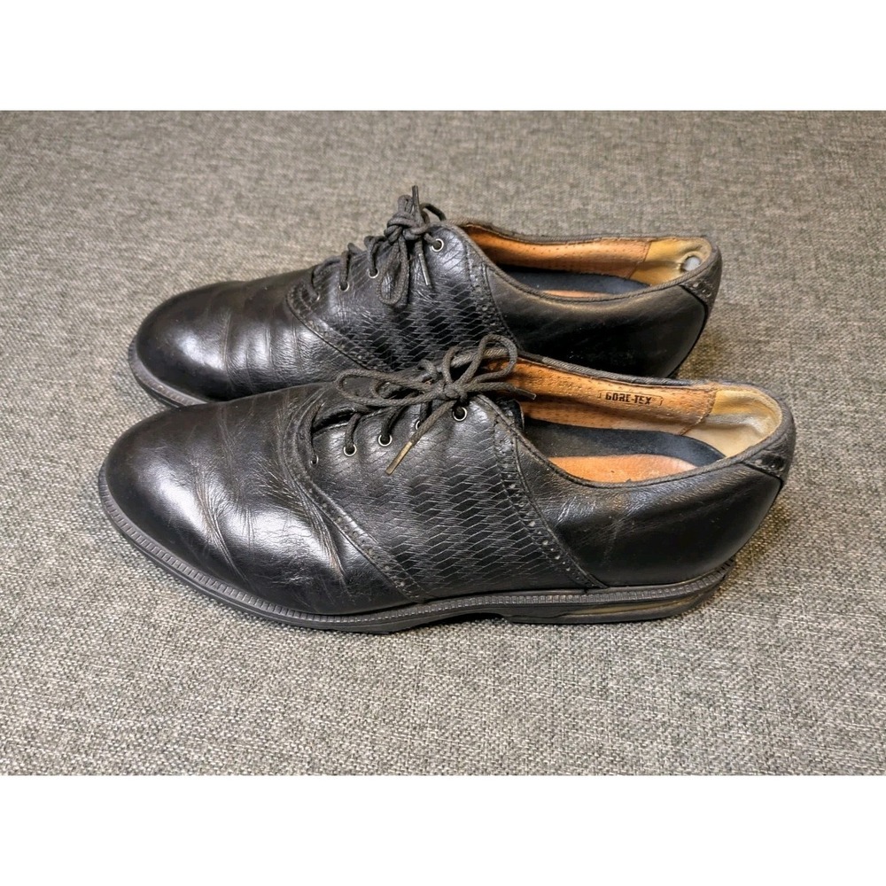 Nike Golf Shoes Black Gore-Tex Leather Kempshall Last / Men's Size 9.5
